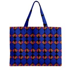 Abstract Lines Seamless Pattern Zipper Mini Tote Bag by Simbadda