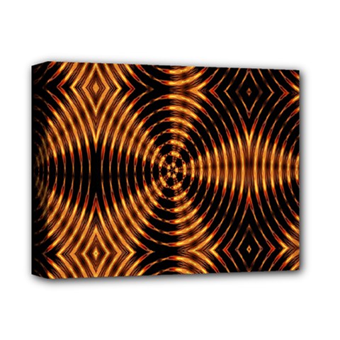 Fractal Pattern Of Fire Color Deluxe Canvas 14  X 11  by Simbadda