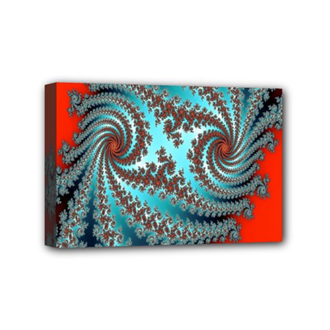 Digital Fractal Pattern Mini Canvas 6  X 4  by Simbadda
