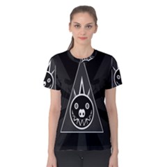 Abstract Pigs Triangle Women s Cotton Tee