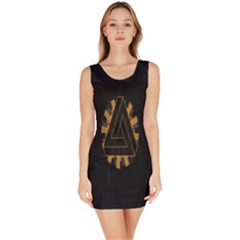 Geometry Interfaces Deus Ex Human Revolution Deus Ex Penrose Triangle Sleeveless Bodycon Dress by Simbadda