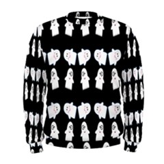 Cute Ghost Pattern Men s Sweatshirt