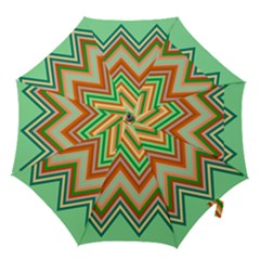 Chevron Wave Color Rainbow Triangle Waves Hook Handle Umbrellas (small)