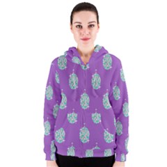 Disco Ball Wallpaper Retina Purple Light Women s Zipper Hoodie