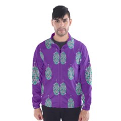 Disco Ball Wallpaper Retina Purple Light Wind Breaker (men) by Alisyart