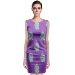 Disco Ball Wallpaper Retina Purple Light Classic Sleeveless Midi Dress by Alisyart