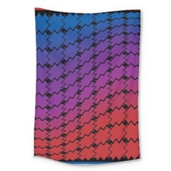 Colorful Red & Blue Gradient Background Large Tapestry by Simbadda