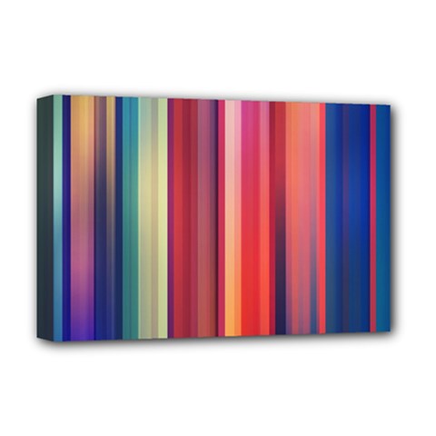 Texture Lines Vertical Lines Deluxe Canvas 18  X 12   by Simbadda