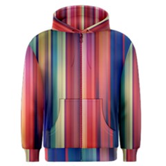 Texture Lines Vertical Lines Men s Zipper Hoodie by Simbadda