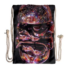 Hamburgers Digital Art Colorful Drawstring Bag (large) by Simbadda