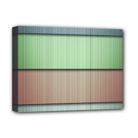 Lines Stripes Texture Colorful Deluxe Canvas 16  X 12   by Simbadda