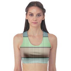 Lines Stripes Texture Colorful Sports Bra