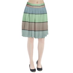 Lines Stripes Texture Colorful Pleated Skirt