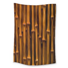 Abstract Bamboo Large Tapestry by Simbadda