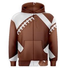 Football American Sport Ball Men s Zipper Hoodie