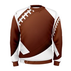 Football American Sport Ball Men s Sweatshirt by Alisyart