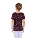 Lines Pattern Square Blocky Kids  One Piece Tee View2