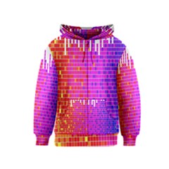 Square Spectrum Abstract Kids  Zipper Hoodie