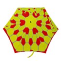 Football Blender Image Map Red Yellow Sport Mini Folding Umbrellas View1