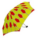 Football Blender Image Map Red Yellow Sport Mini Folding Umbrellas View2