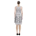 Pattern Monochrome Terrazzo Racerback Midi Dress View2