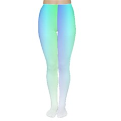 Layer Light Rays Rainbow Pink Purple Green Blue Women s Tights by Alisyart