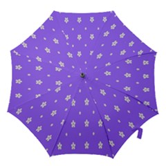 Light Purple Flowers Background Images Hook Handle Umbrellas (large)