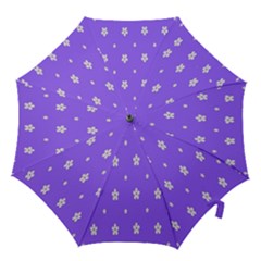 Light Purple Flowers Background Images Hook Handle Umbrellas (small) by Alisyart