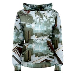 Digital Art Paint In Water Women s Pullover Hoodie by Simbadda