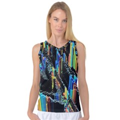 Abstract 3d Blender Colorful Women s Basketball Tank Top by Simbadda