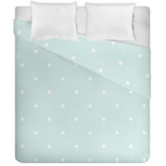 Mages Pinterest White Blue Polka Dots Crafting  Circle Duvet Cover Double Side (california King Size) by Alisyart