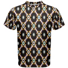 Flower Floral Line Star Sunflower Men s Cotton Tee