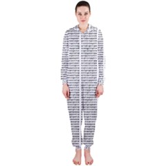 Methods Compositions Detection Of Microorganisms Cells Hooded Jumpsuit (ladies)  by Alisyart