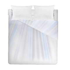 Layer Light Rays Purple Blue Duvet Cover Double Side (full/ Double Size) by Alisyart