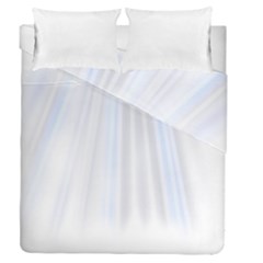Layer Light Rays Purple Blue Duvet Cover Double Side (queen Size)