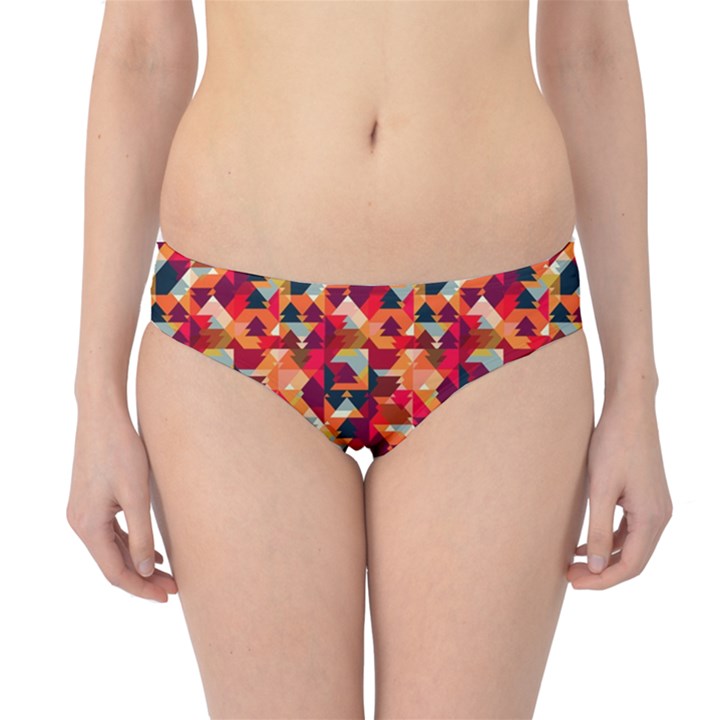 Modern Graphic Hipster Bikini Bottoms