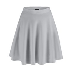 Orange Gray Scallop Wallpaper Wave High Waist Skirt