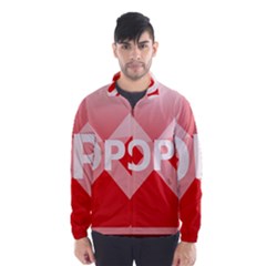 Oops Stop Sign Icon Wind Breaker (men)