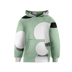 Golf Image Ball Hole Black Green Kids  Pullover Hoodie