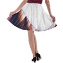 Abstract Lines A-line Skater Skirt View2