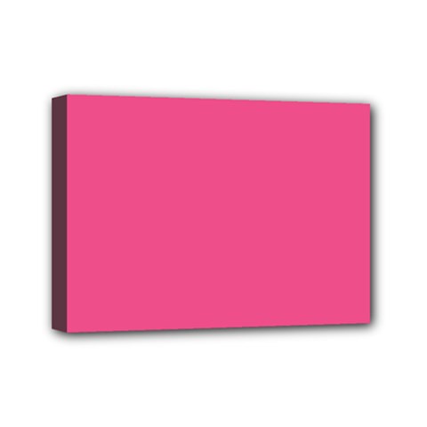 Pink Yellow Scallop Wallpaper Wave Mini Canvas 7  X 5 