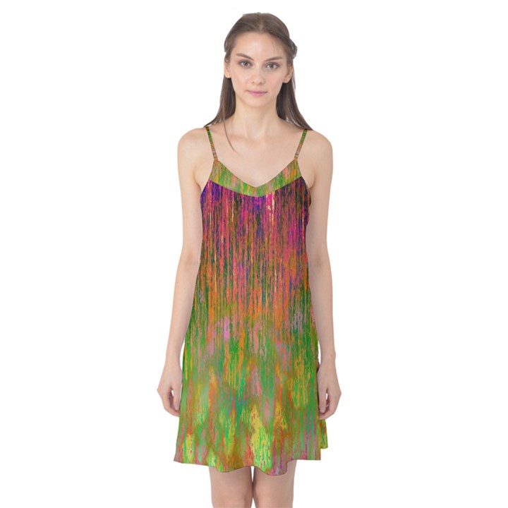 Abstract Trippy Bright Melting Camis Nightgown