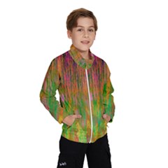 Abstract Trippy Bright Melting Wind Breaker (Kids)