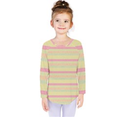 Lines Kids  Long Sleeve Tee