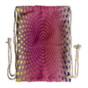 Abstract Circle Colorful Drawstring Bag (Large) View1