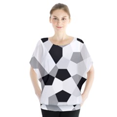 Pentagons Decagram Plain Triangle Blouse