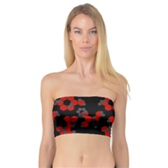 Red Digital Camo Wallpaper Red Camouflage Bandeau Top by Alisyart