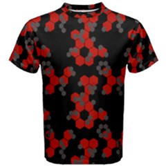 Red Digital Camo Wallpaper Red Camouflage Men s Cotton Tee by Alisyart