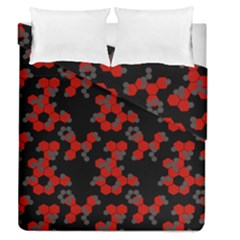Red Digital Camo Wallpaper Red Camouflage Duvet Cover Double Side (queen Size) by Alisyart