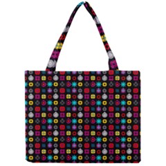 N Pattern Holiday Gift Star Snow Mini Tote Bag